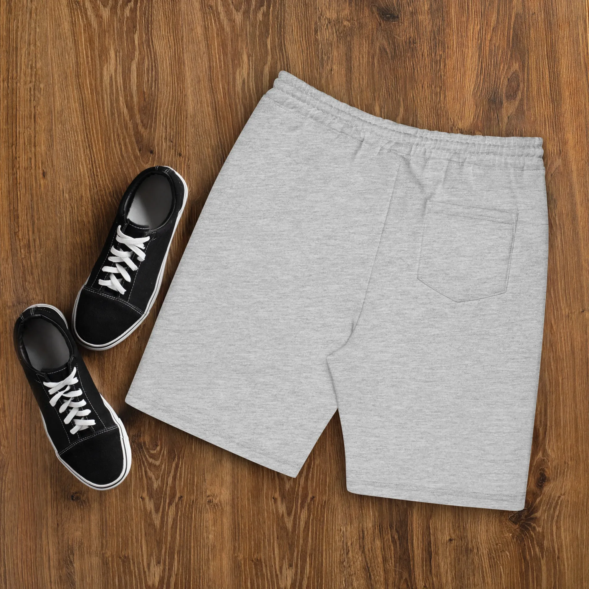 Men's fleece shorts / Pop art Embroidery design (Shipping from US)