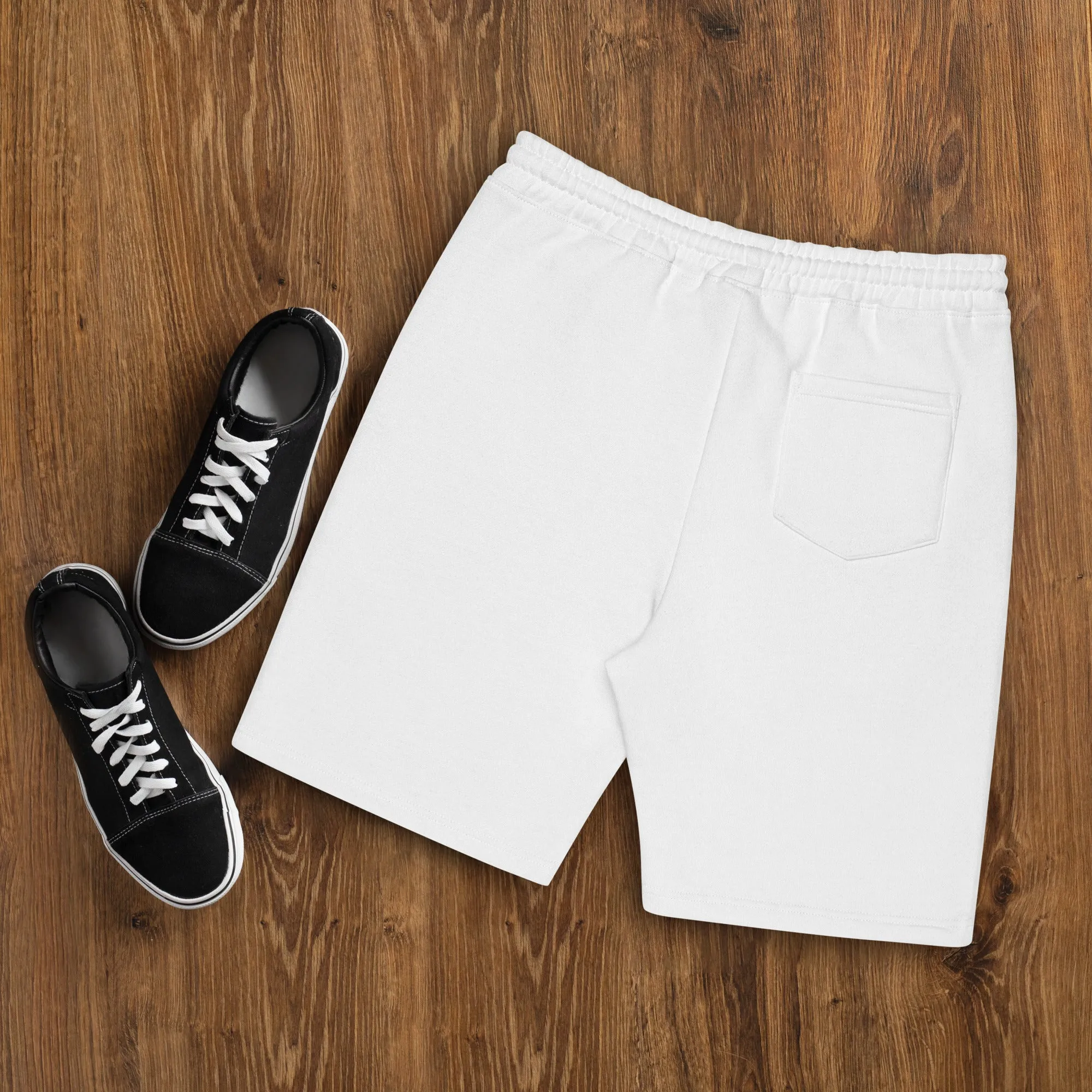 Men's fleece shorts / Pop art Embroidery design (Shipping from US)