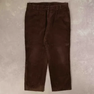MEN'S VINTAGE RELAXED CORD TROUSERS - W34 X L27