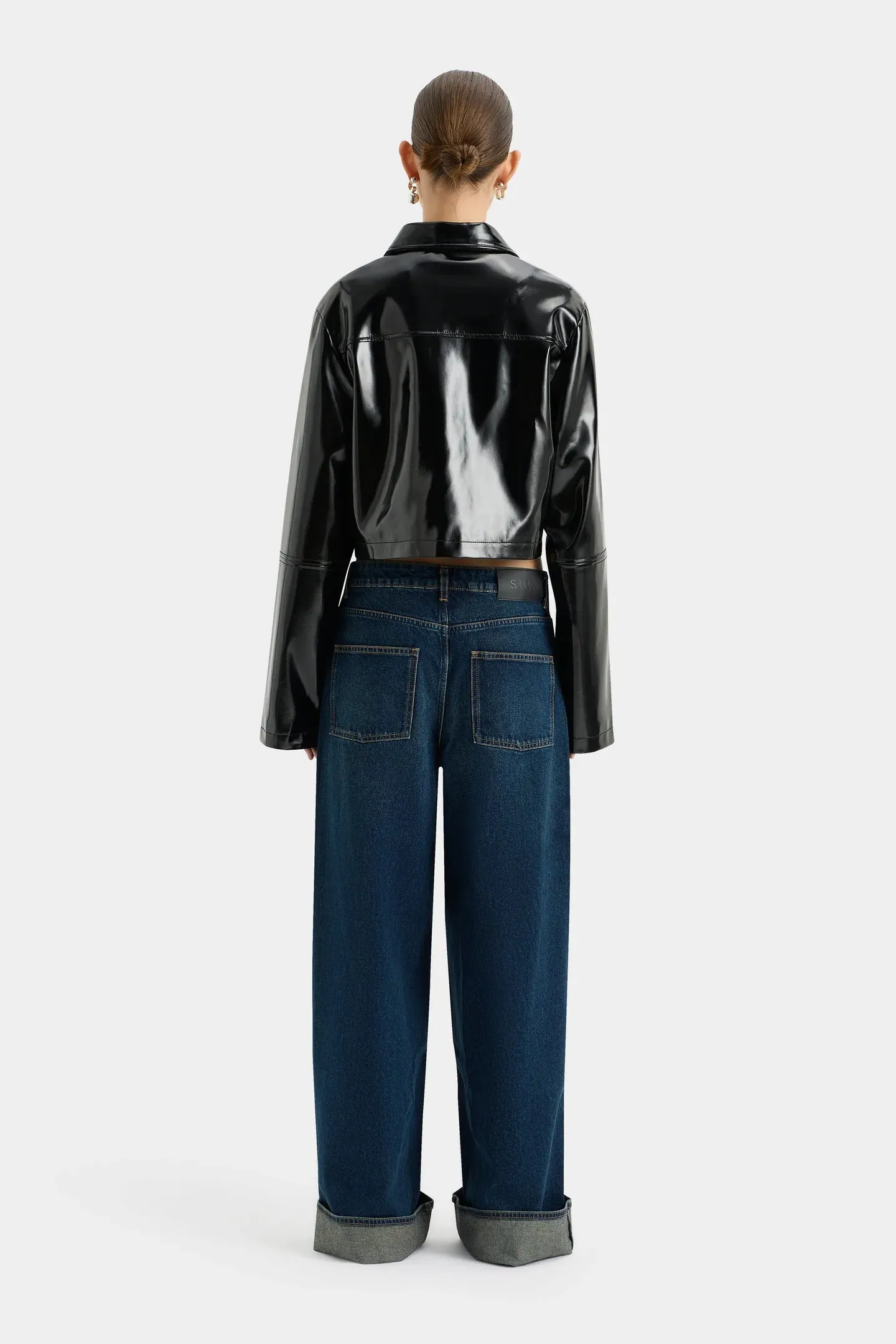Midnight Crop Jacket - Black