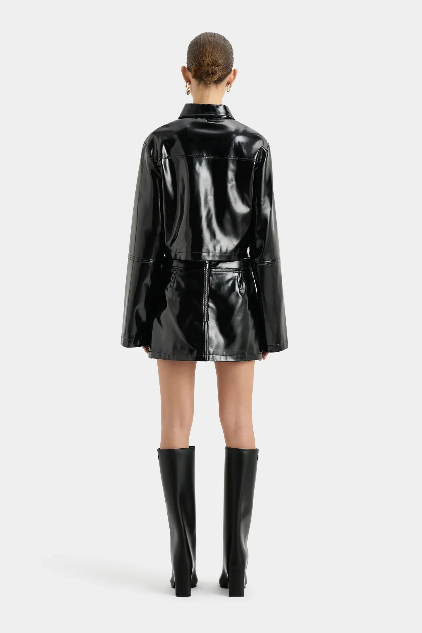 Midnight Crop Jacket - Black