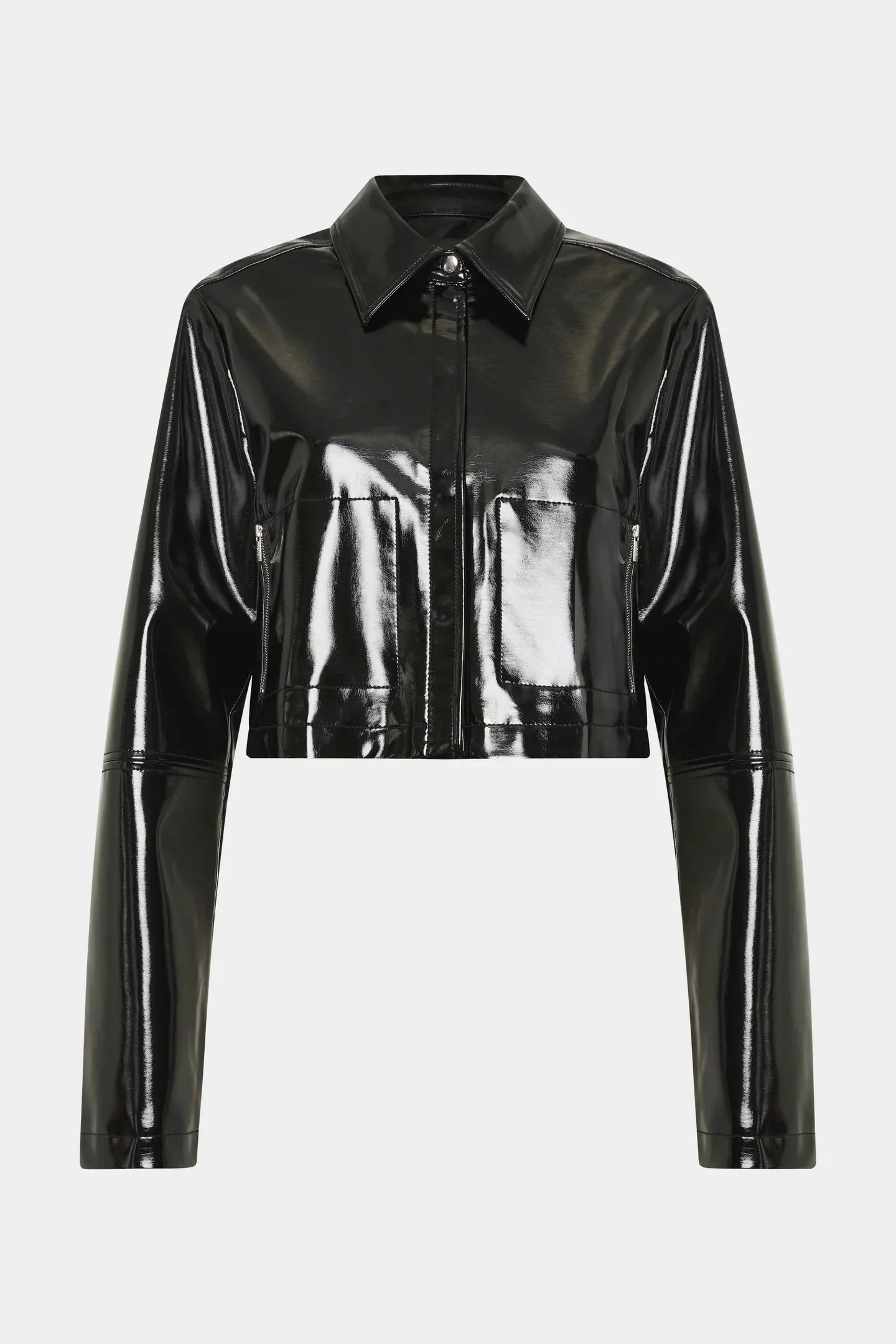 Midnight Crop Jacket - Black