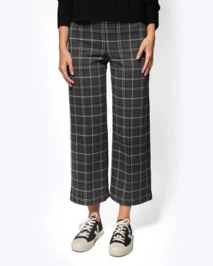 PART TWO ILISAN GREY CHECK TROUSERS