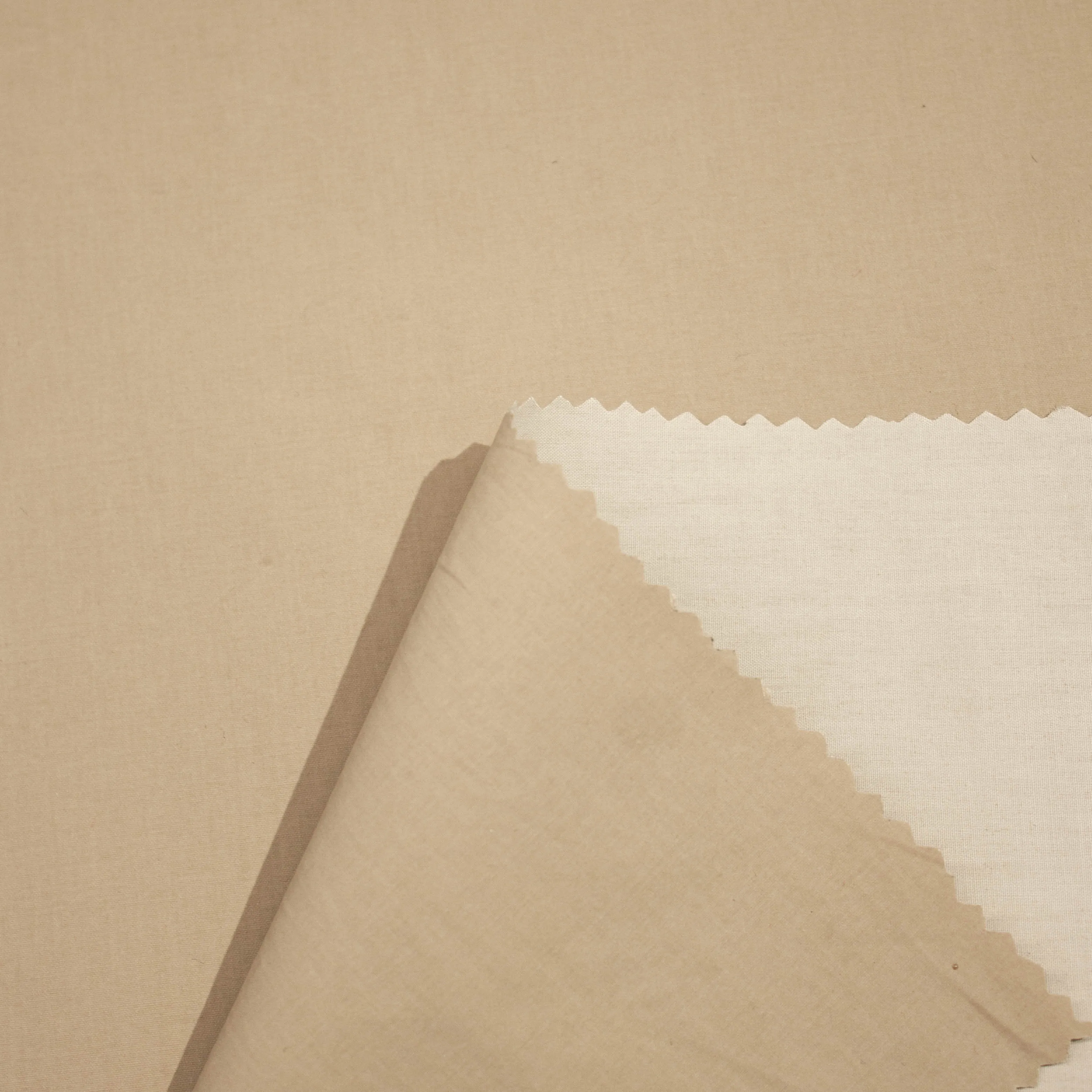 Raf Beige Coated Cotton SHOWROOM SAMPLE 34CM X 60CM