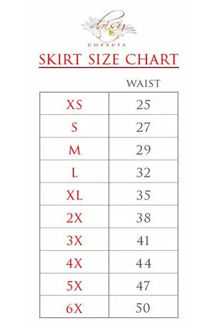 Rainbow Stars Print Stretch Lycra Skirt in Size XS, S, M, L, XL, 2X, 3X, 4X, 5X, or 6X