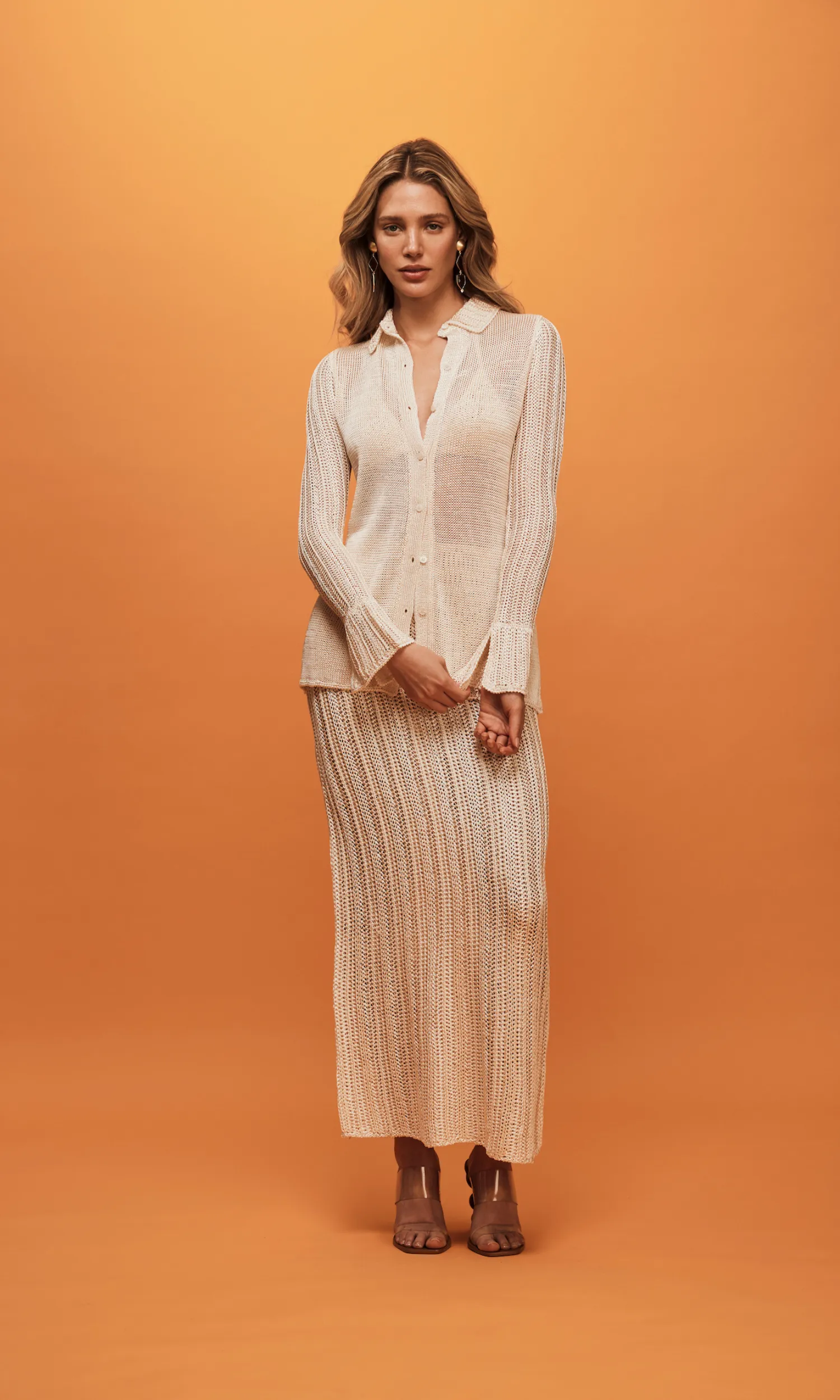 RAJASTHAN BUTTON-UP IVORY