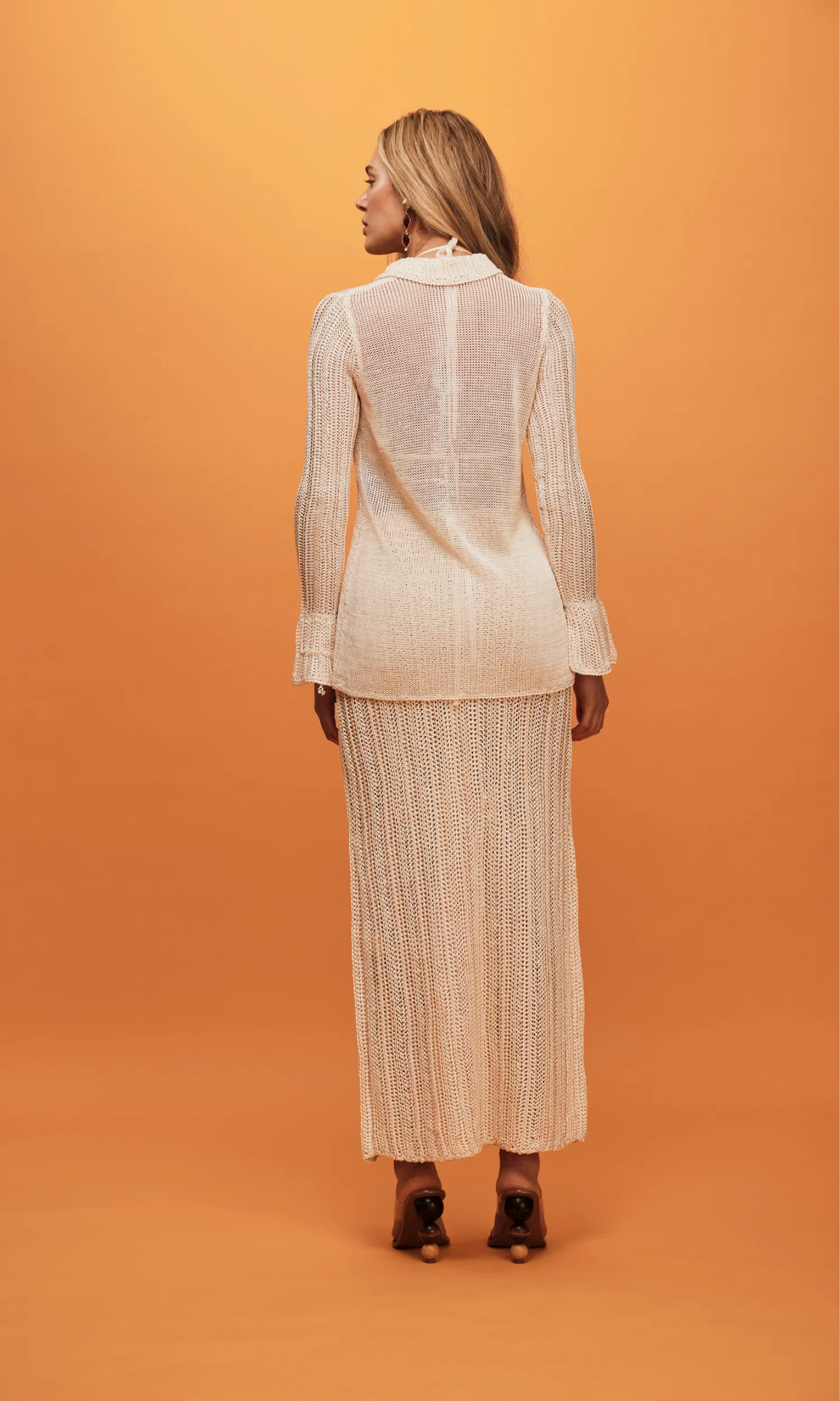 RAJASTHAN BUTTON-UP IVORY
