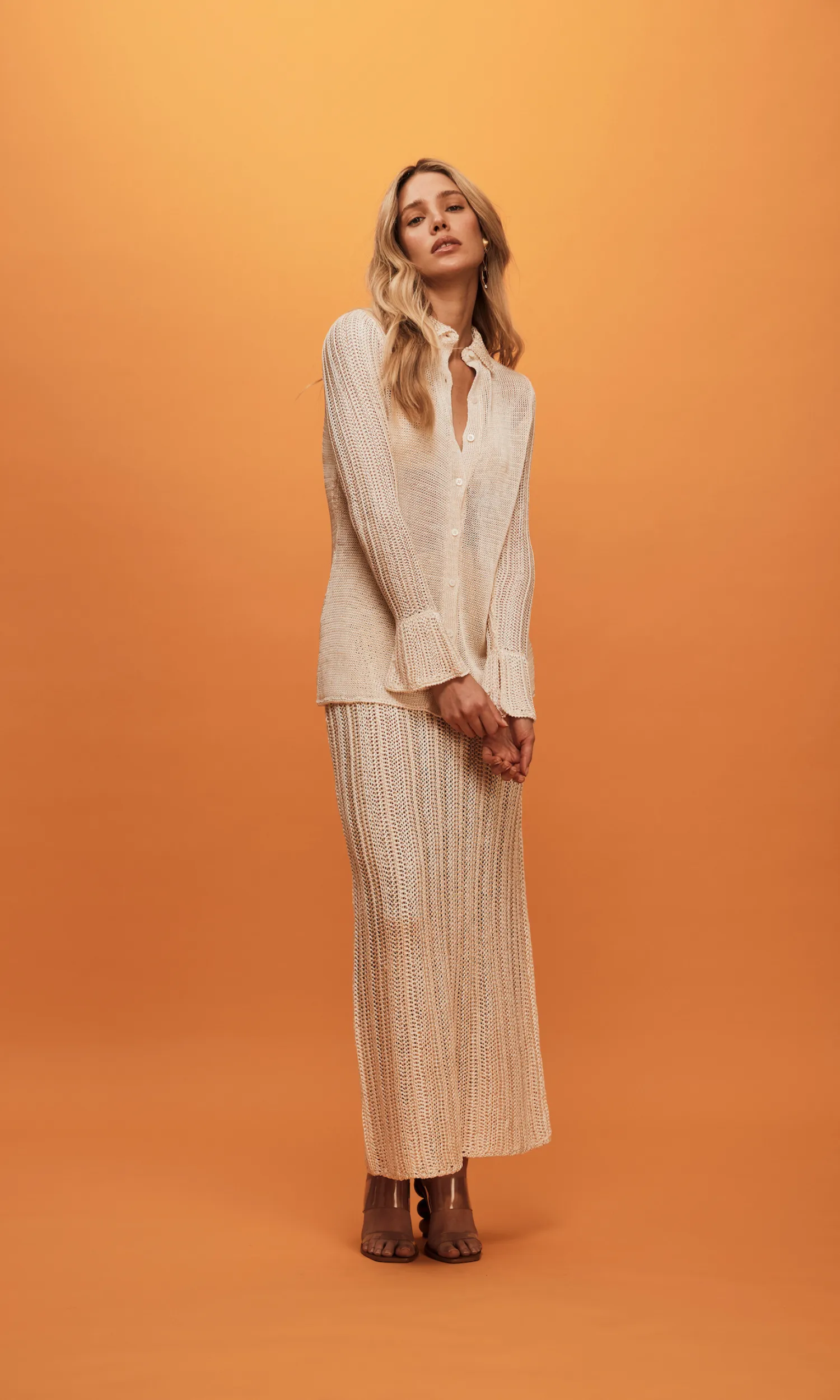 RAJASTHAN BUTTON-UP IVORY