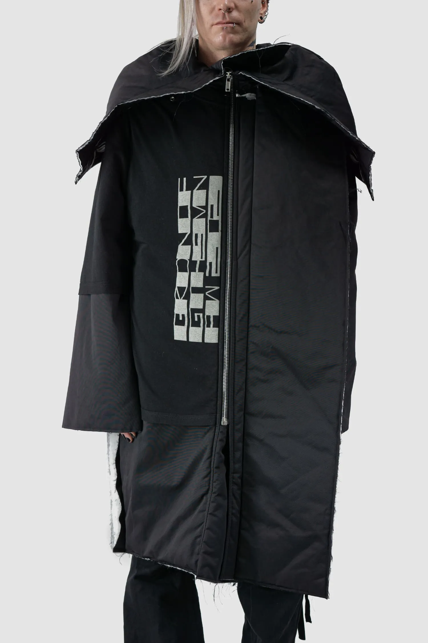 Rick Owens DRKSHDW | Oversized Hooded Padded Sisyparka Coat