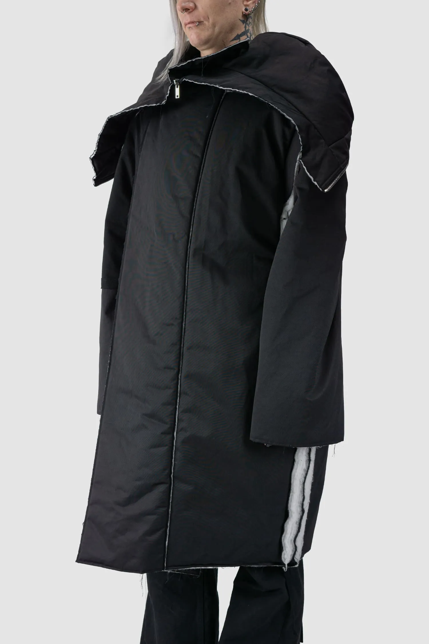 Rick Owens DRKSHDW | Oversized Hooded Padded Sisyparka Coat