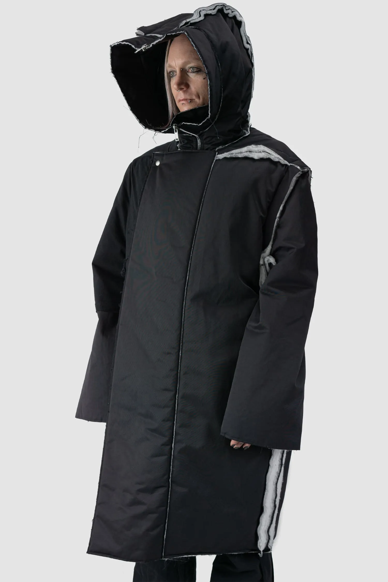 Rick Owens DRKSHDW | Oversized Hooded Padded Sisyparka Coat