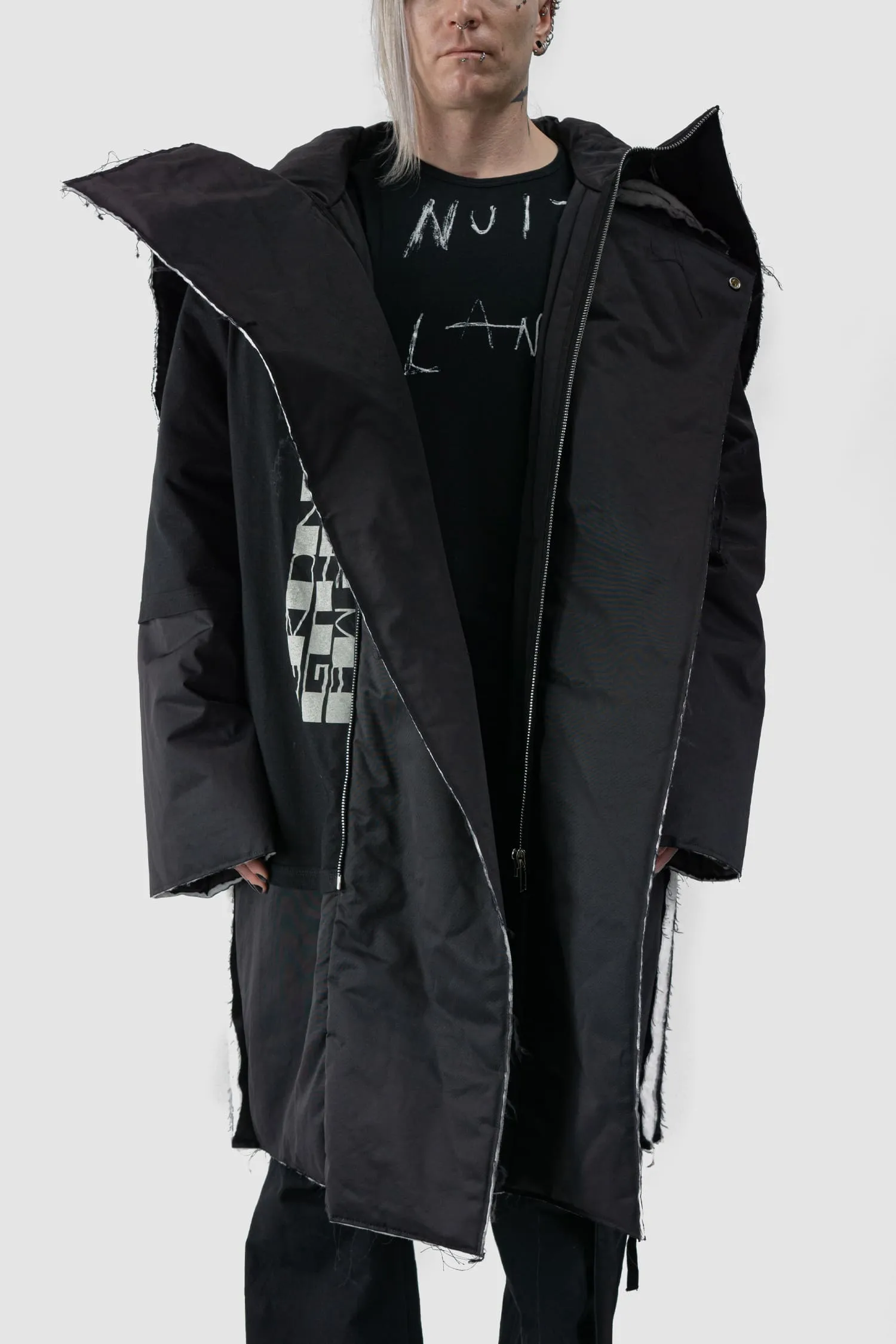 Rick Owens DRKSHDW | Oversized Hooded Padded Sisyparka Coat