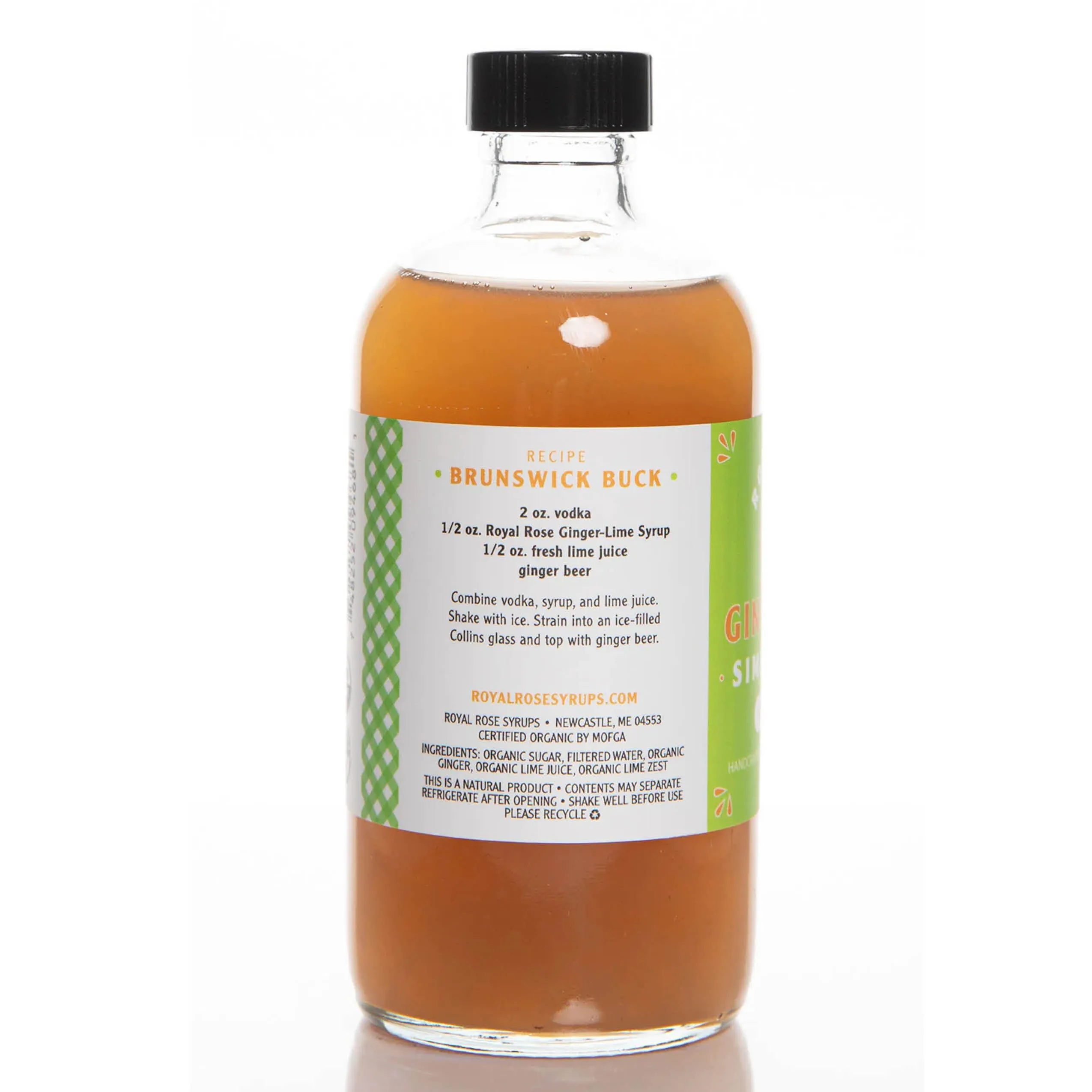 Royal Rose Ginger & Lime Simple Syrup