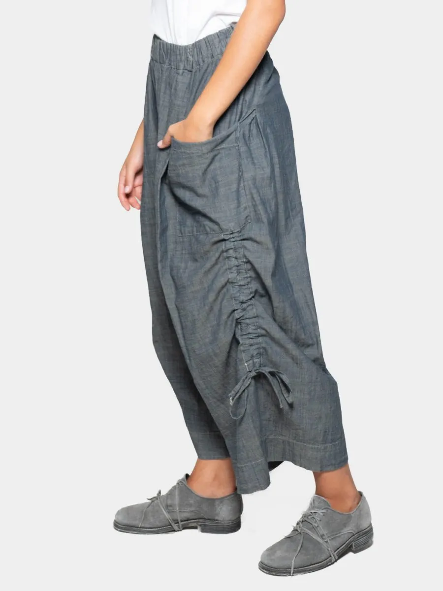 Ruched Leg Cargo Pants