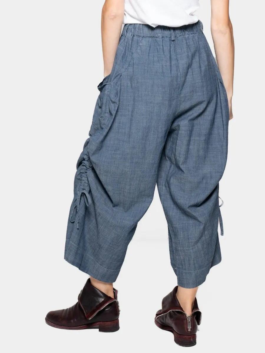 Ruched Leg Cargo Pants