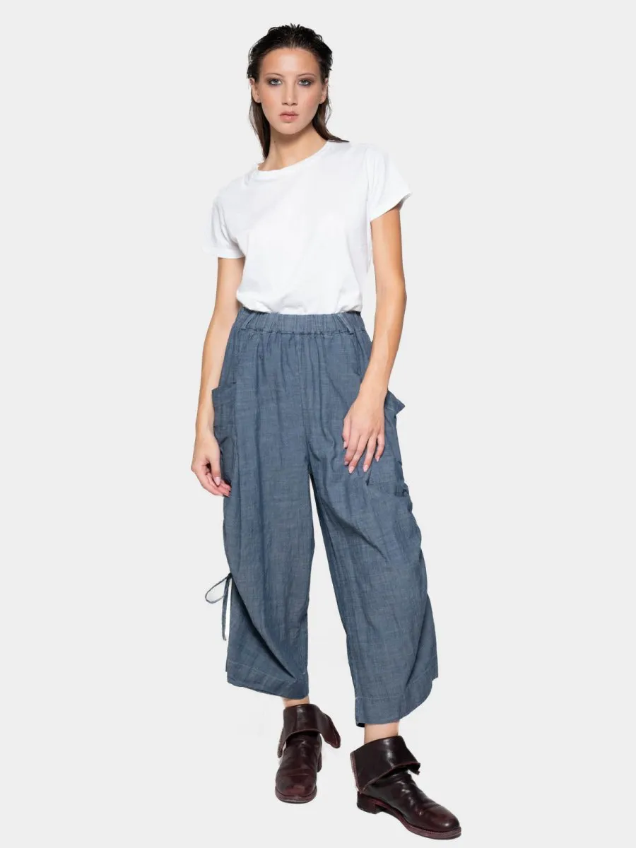 Ruched Leg Cargo Pants