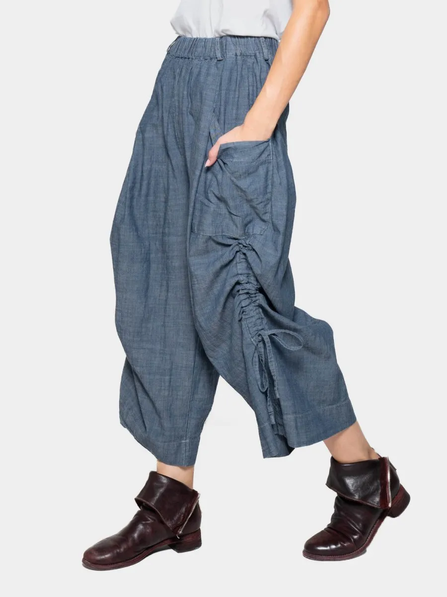 Ruched Leg Cargo Pants