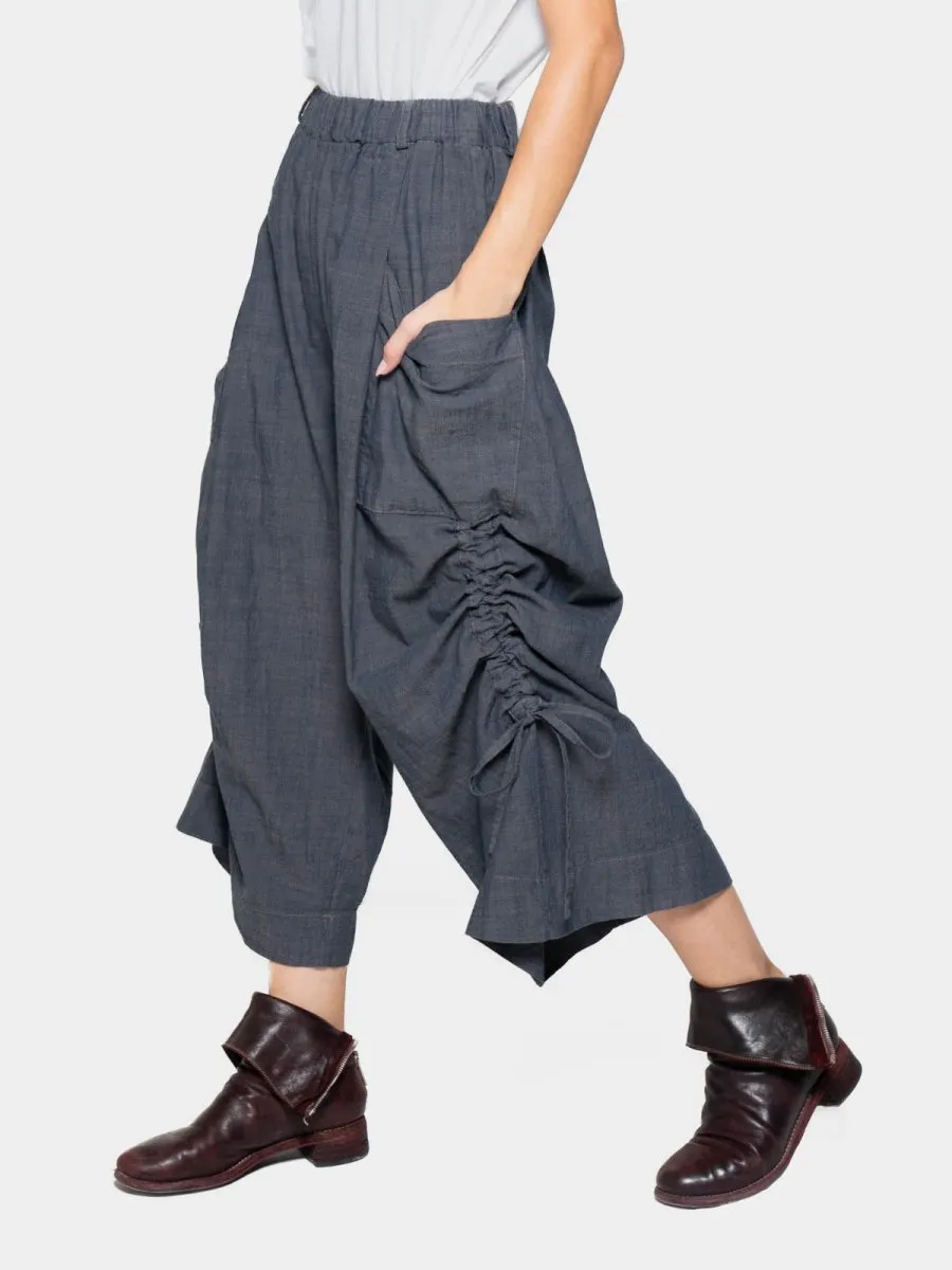 Ruched Leg Cargo Pants
