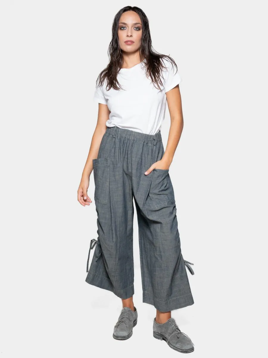 Ruched Leg Cargo Pants