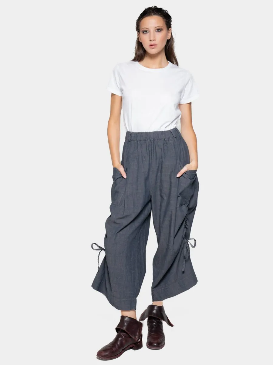 Ruched Leg Cargo Pants