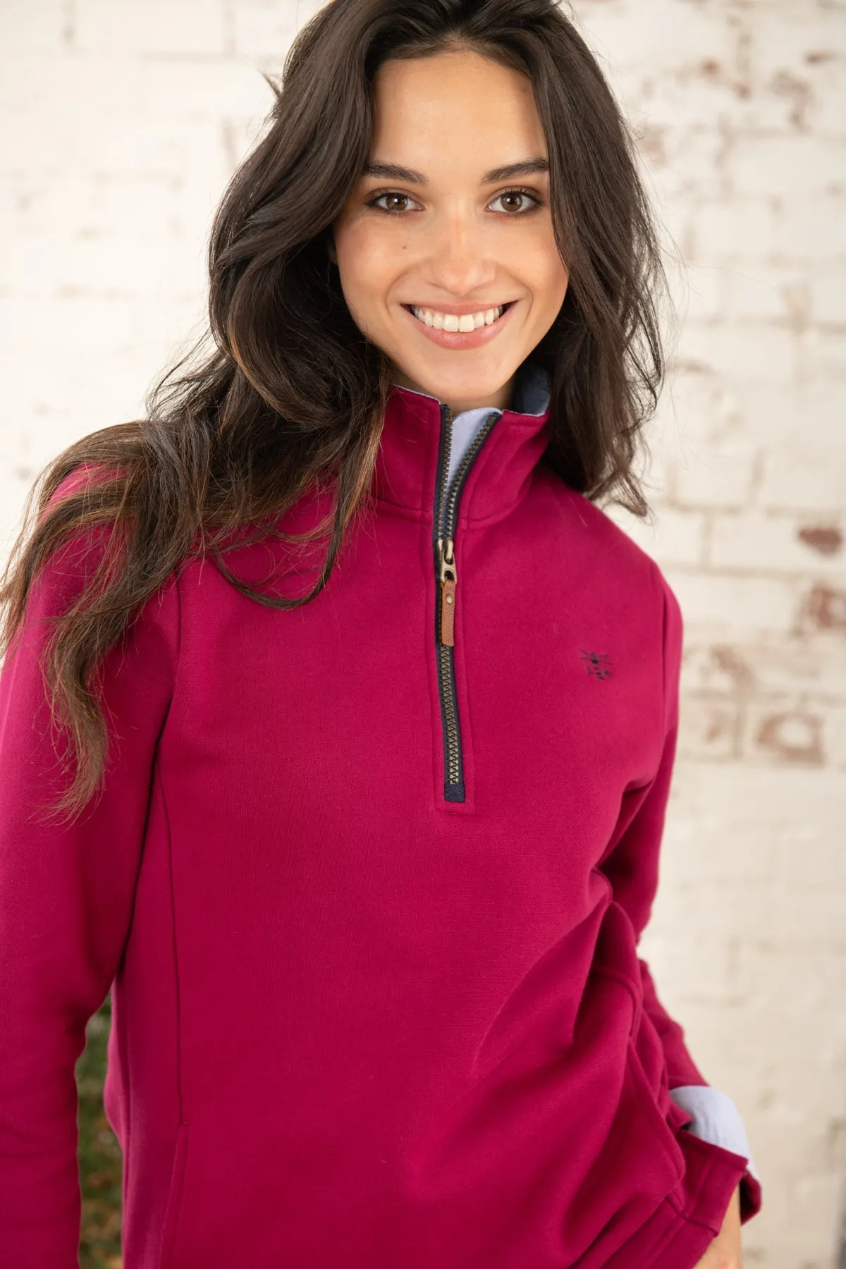Shore Sweatshirt - Deep Magenta