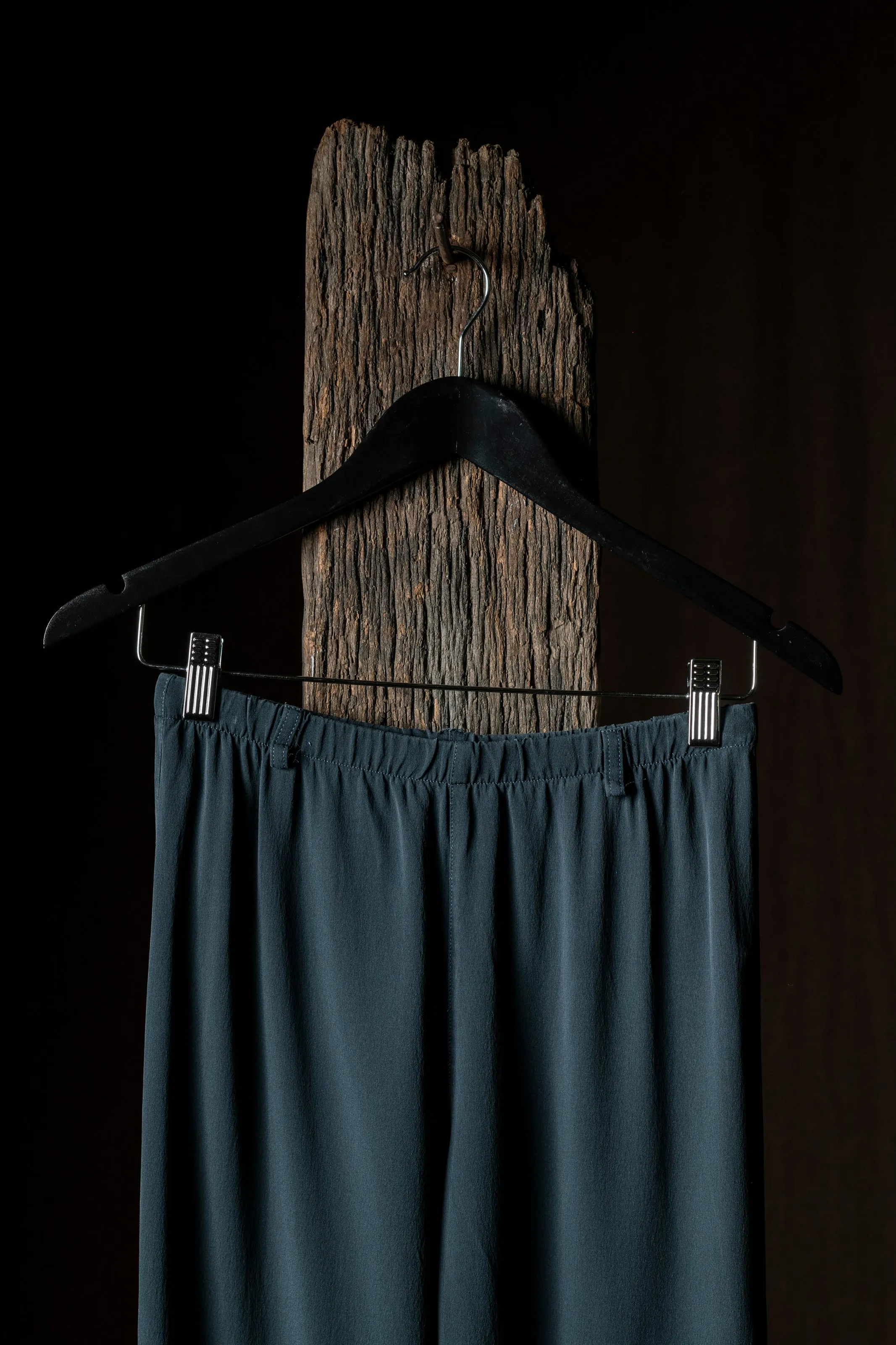 Silk Trousers Indigo