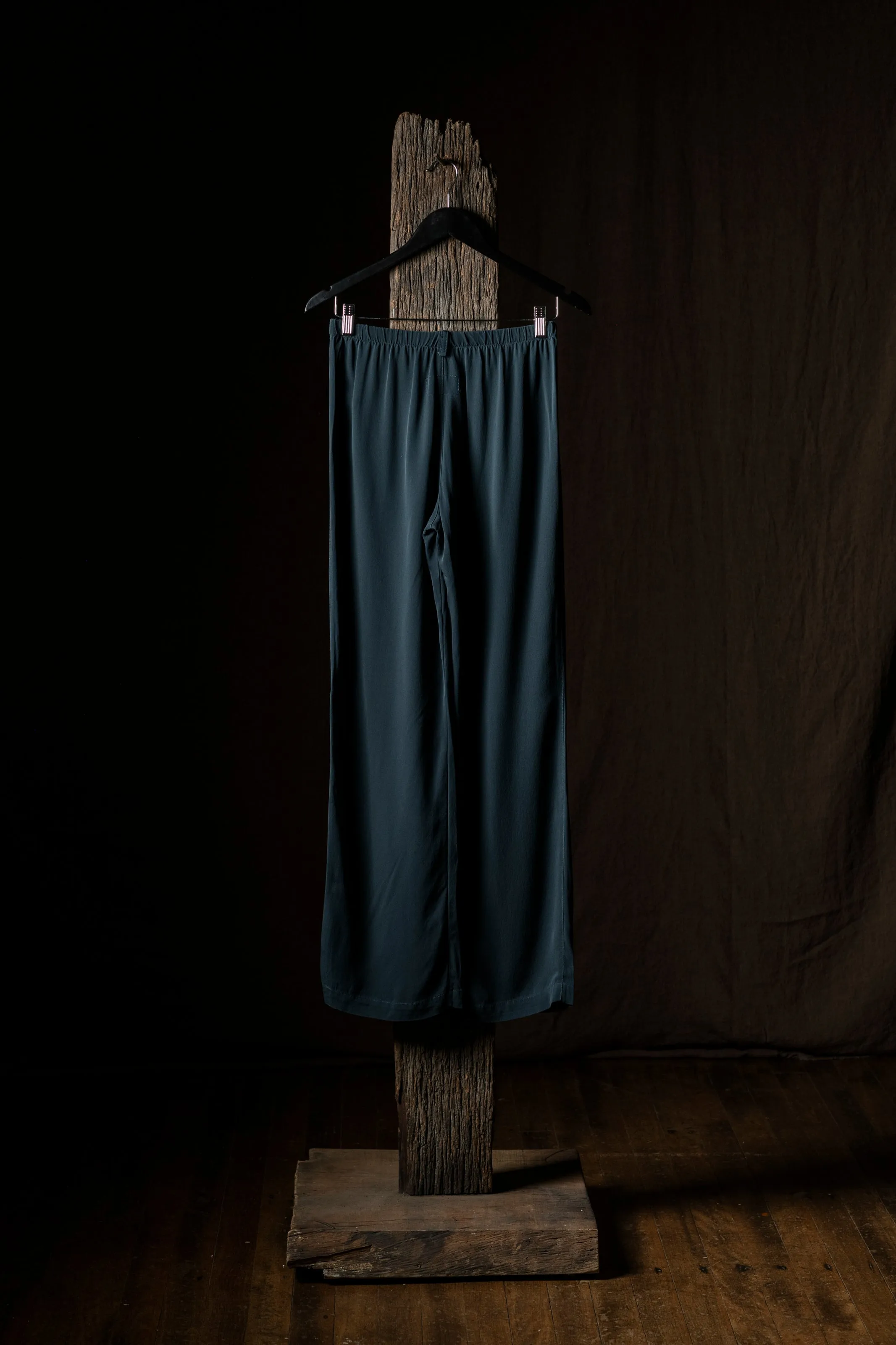 Silk Trousers Indigo