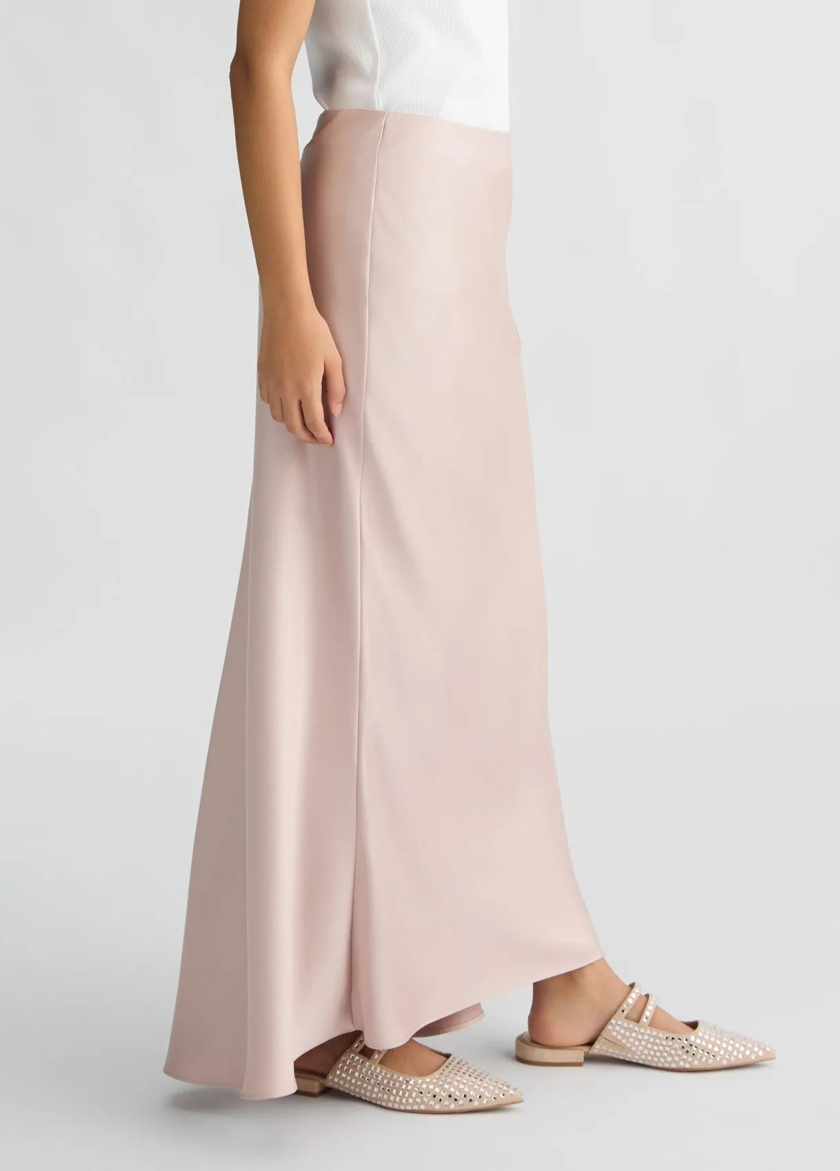 SKIRT LONG LIGHT PINK