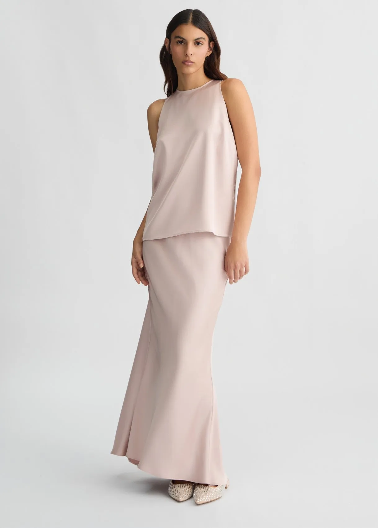 SKIRT LONG LIGHT PINK