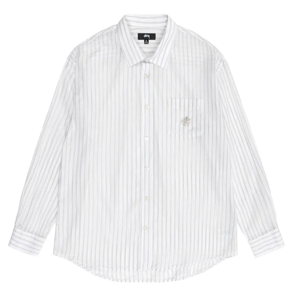 STÜSSY LIGHT WEIGHT CLASSIC SHIRT // WHITE