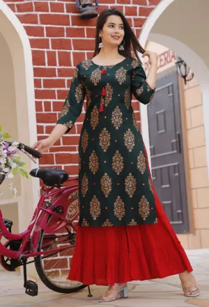 Stylish Kurta Sharara Sets for Women-SHKS1028