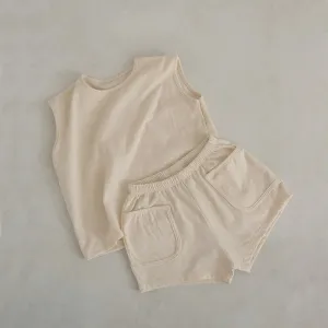 Summer Baby Vest Shorts Sets