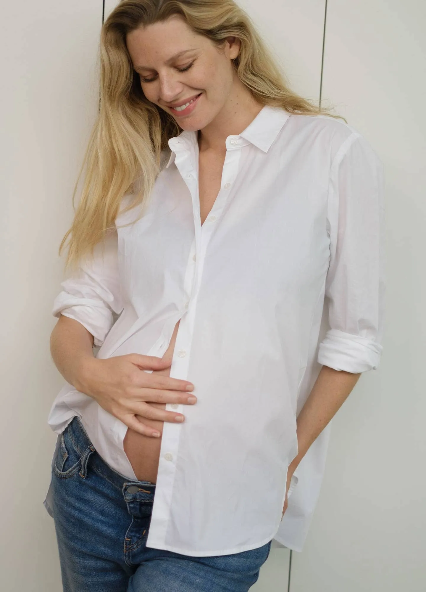 The Drapey Denim Boyfriend Shirt
