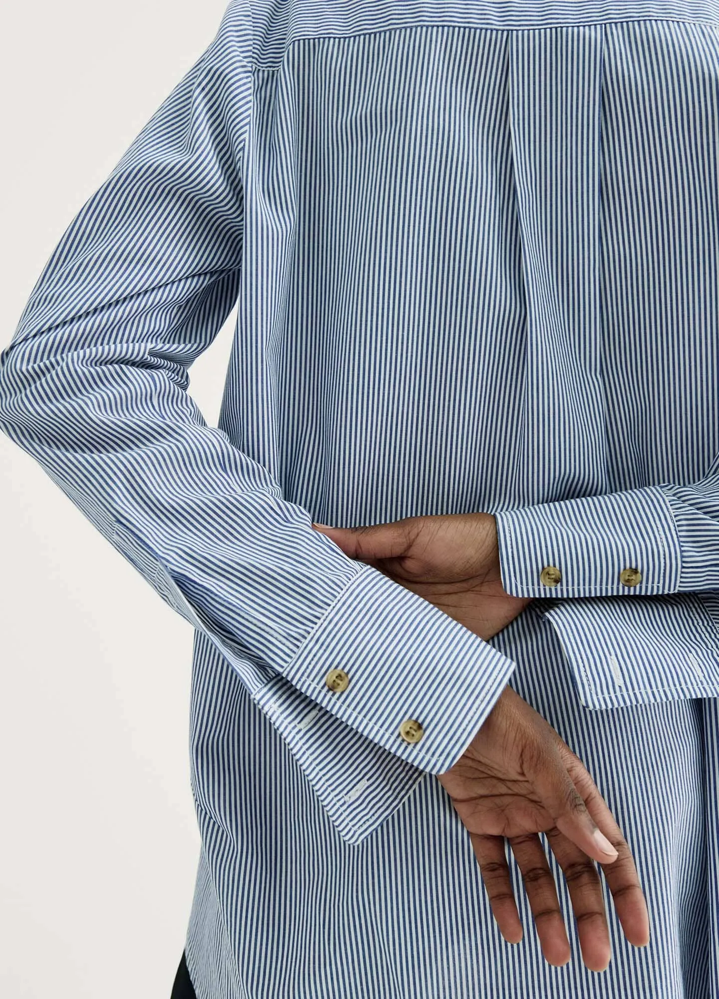 The Drapey Denim Boyfriend Shirt