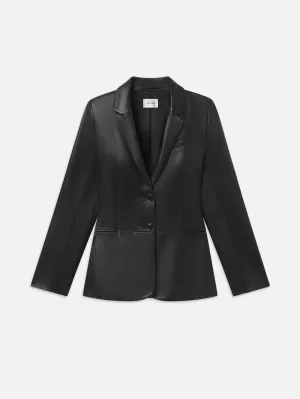 The Femme Leather Blazer -- Black The Femme Leather Blazer -- Black
