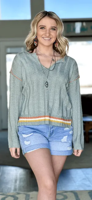 The Vervet Distressed Boyfriend Mid Thigh Shorts