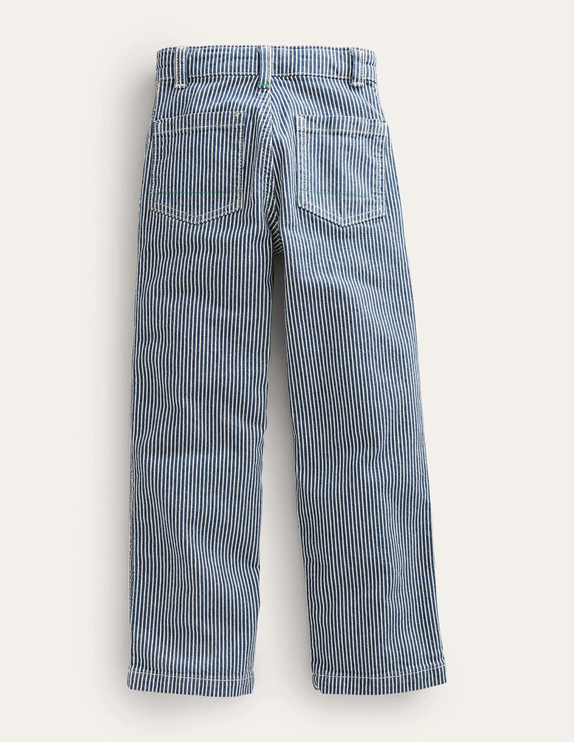 Ticking Relaxed Pocket Trouser-Ticking Stripe
