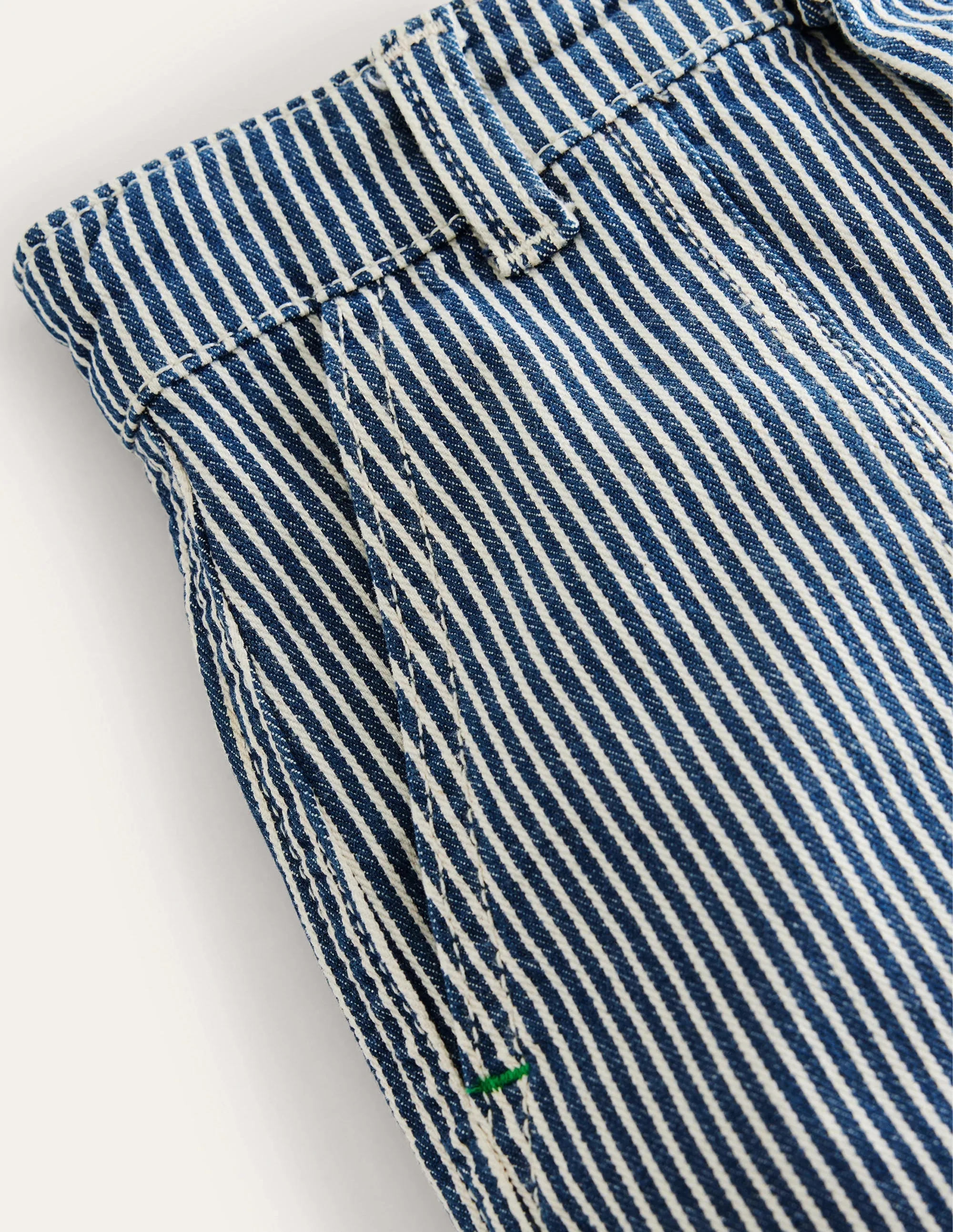 Ticking Relaxed Pocket Trouser-Ticking Stripe