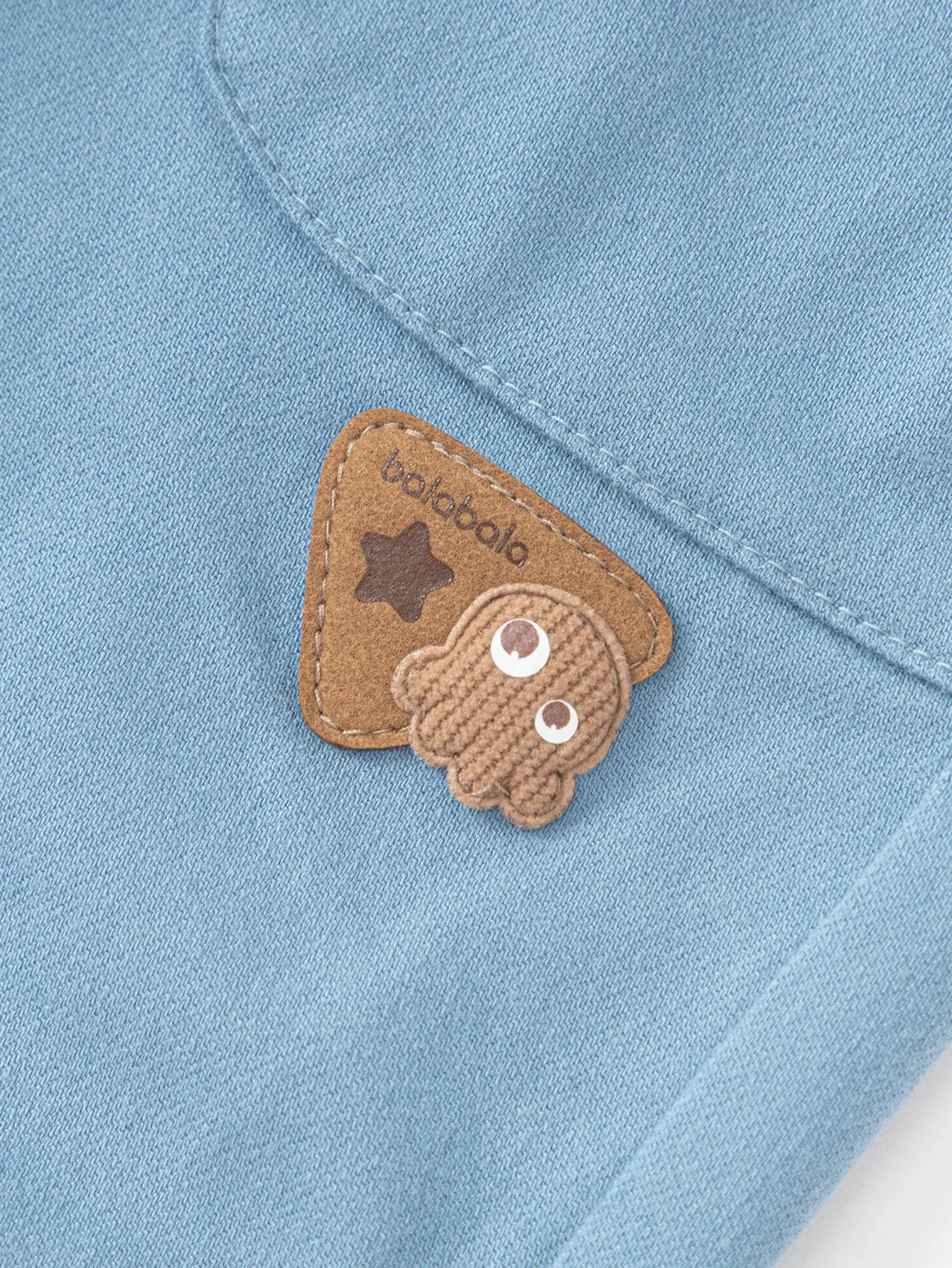 Unisex Baby Clothes White Blue Hue Small Octopus Trousers