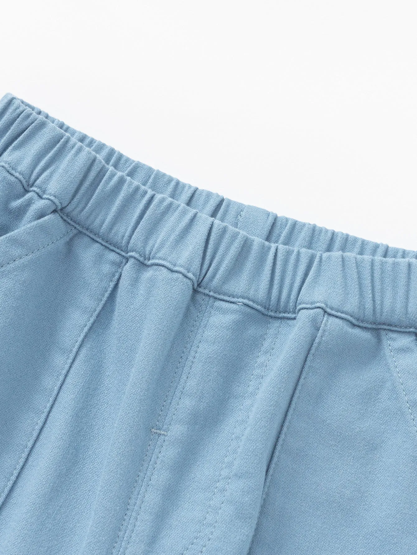 Unisex Baby Clothes White Blue Hue Small Octopus Trousers