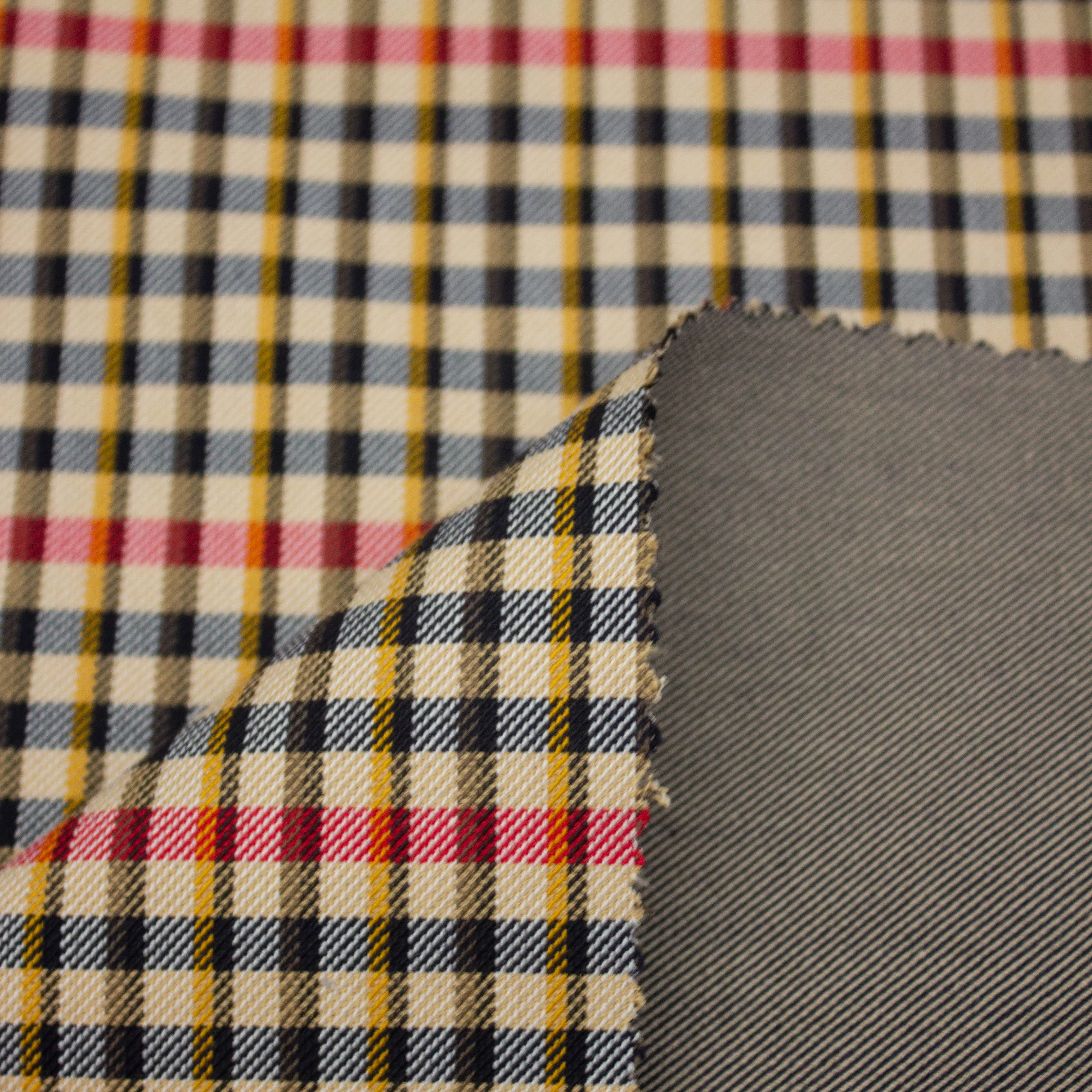 Viktor Multicolour Check Cotton Twill