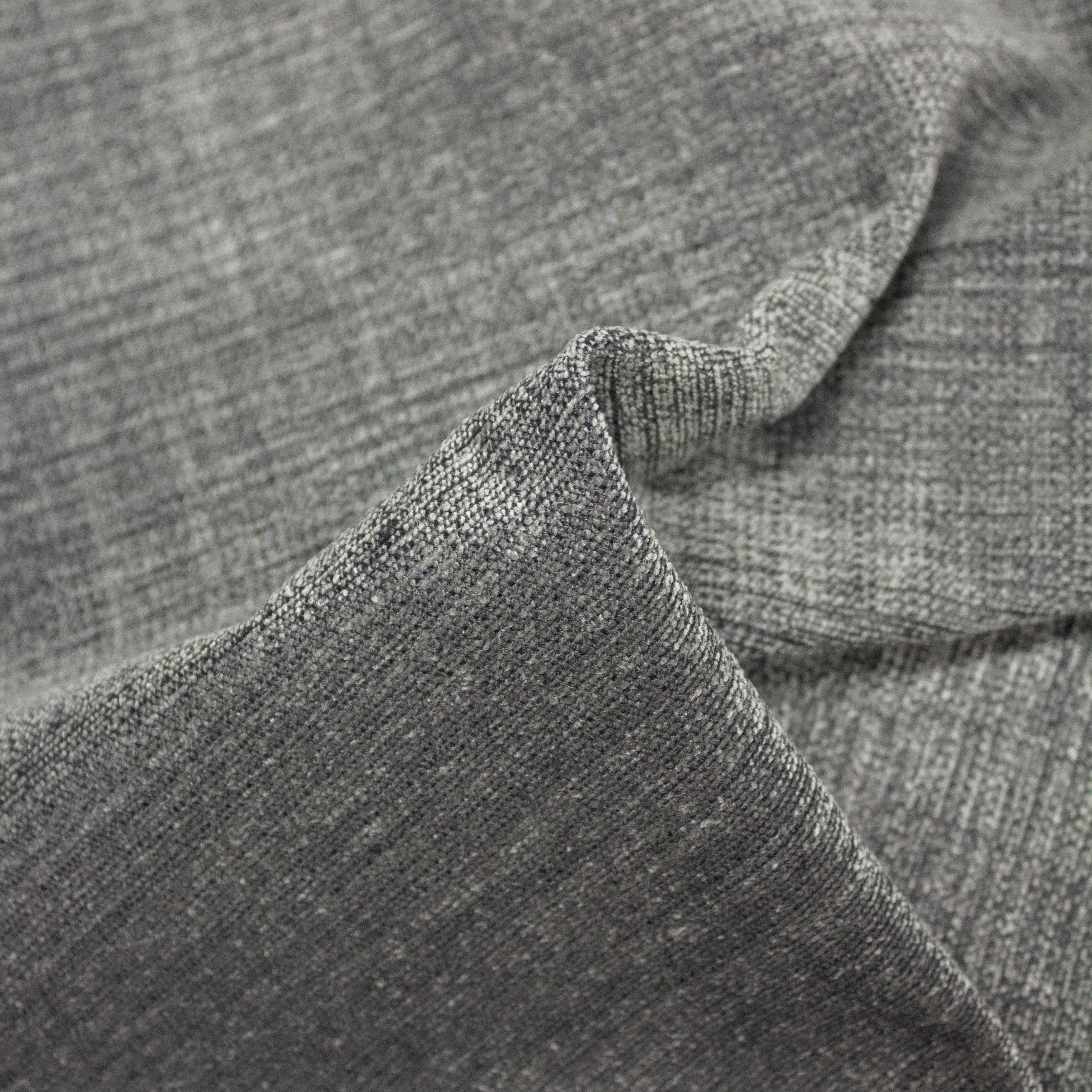Wonne Grey Viscose Linen Blend Upholstery KVADRAT