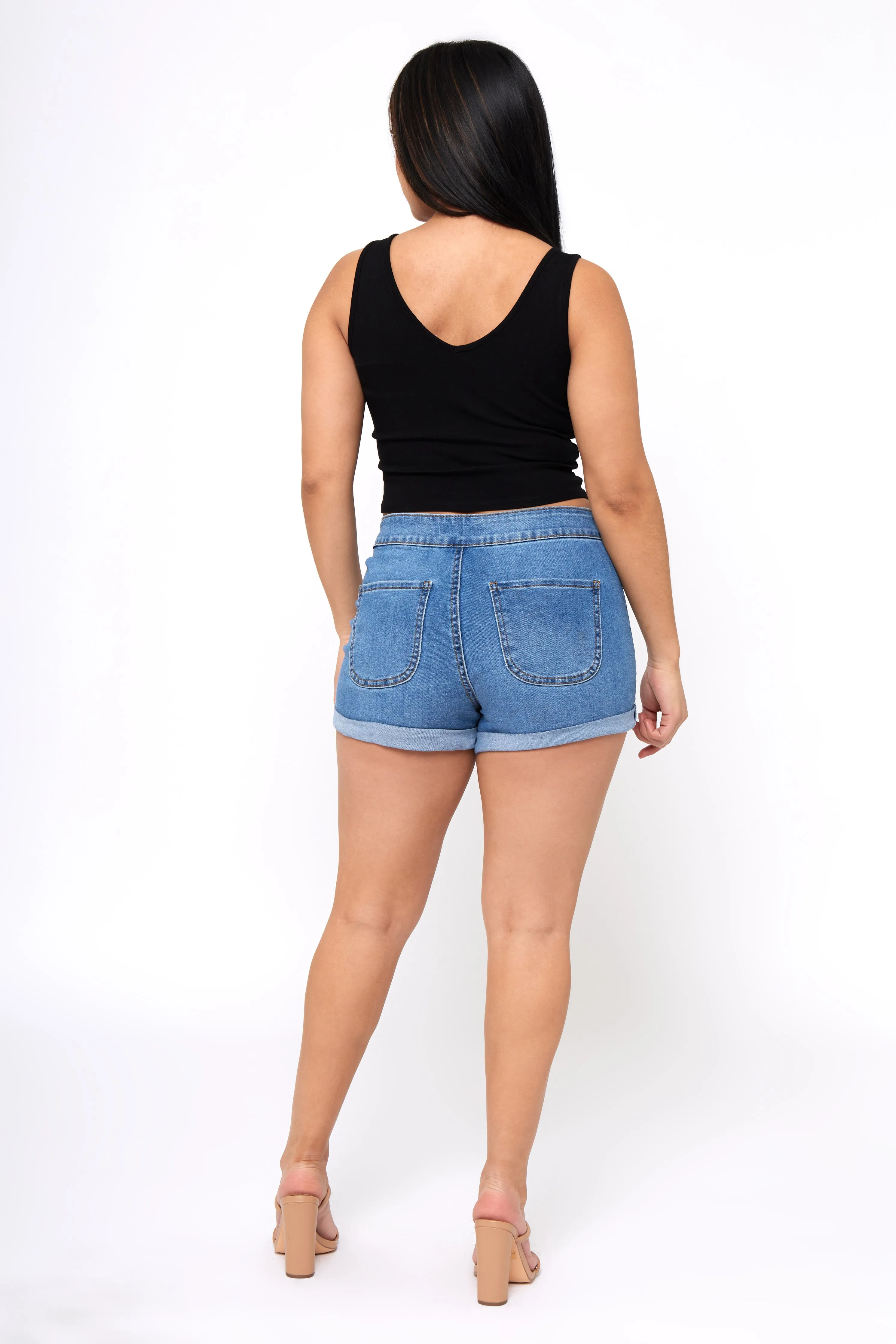 Y2K Flirt - High Waisted Shorts