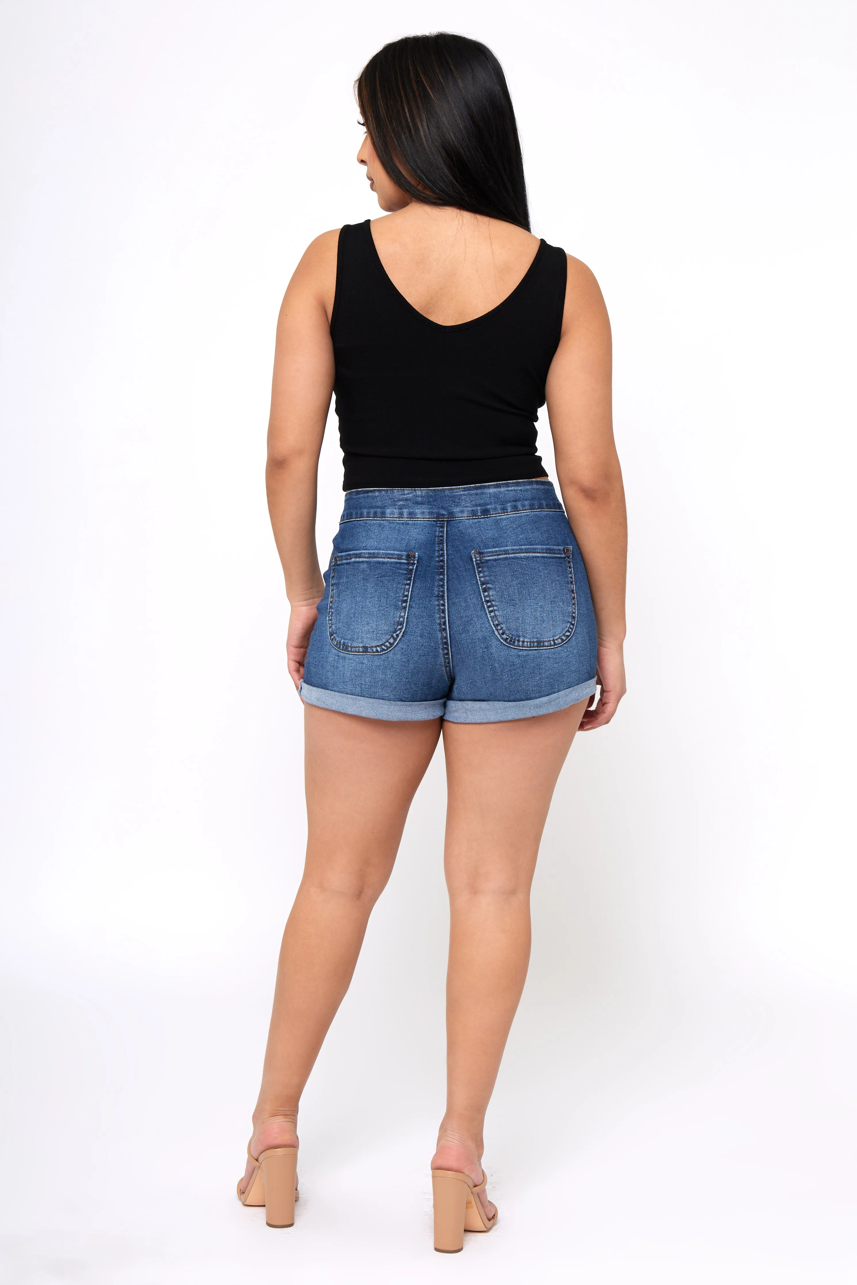 Y2K Flirt - High Waisted Shorts
